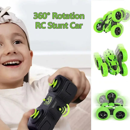 Rc Stunt Car Kids Double Sided Flip Remote Control Cars 2.4G High