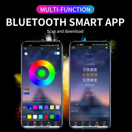 Neon LED Car Interior Ambient Foot Strip Light Kit Accessories RGB