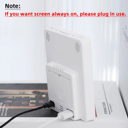 Multifunctional Large Screen Digital Alarm Clock Humidity Display