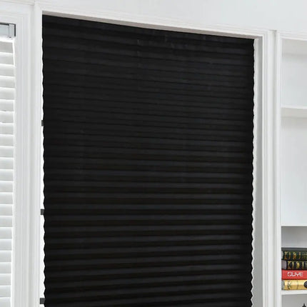 Simple Pleated Window Shades Self-Adhesive Non-Woven Semi-Shading