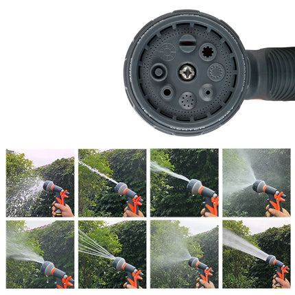 Hose Sprinkle Nozzle For Garden Washing Car 8 Spray Modes Lawn Spray