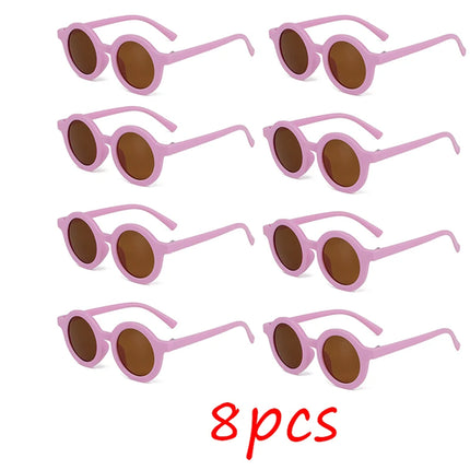 Children's sunglasses, inset style  round frame, 1-7 year old baby