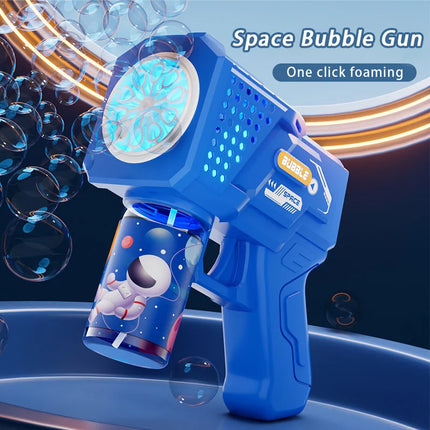 10 hole Automatic Gatling Electric Toy Blowing Bubble for Children's