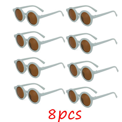 Children's sunglasses, inset style  round frame, 1-7 year old baby