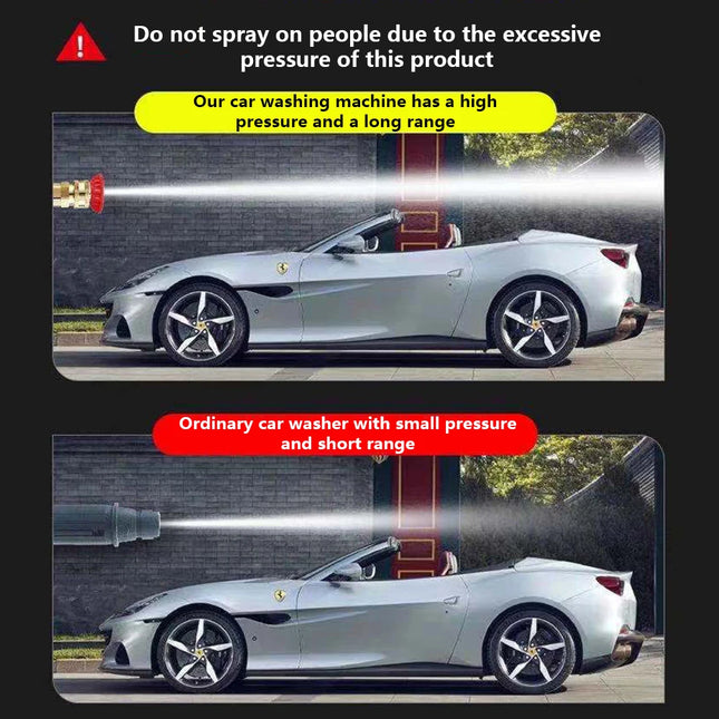 60BAR Wireless High Pressure Car Wash Water Gun Car Washer Self