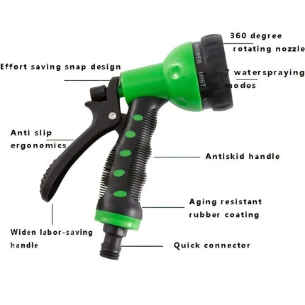 7 Styles High Pressure Water Gun Car Wash Garden Adjustable Nozzle