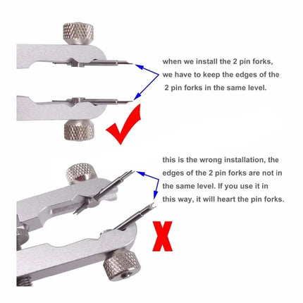 Watch Band Remover Plier 6825 Spring Bar Watch Strap Aluminum Alloy