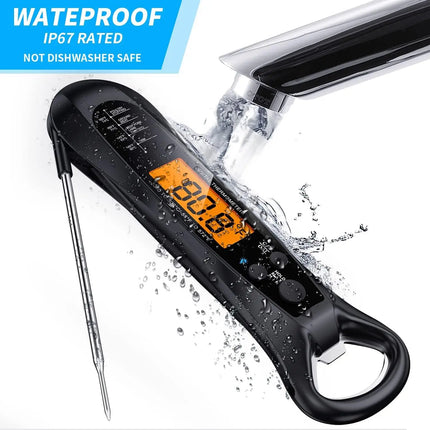 Instant Read Meat Thermometer for Cooking, Fast & Precise Digital Food