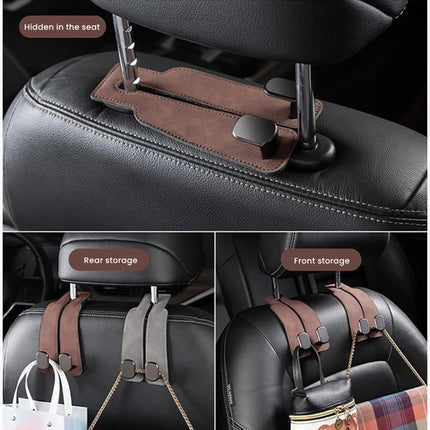 2 in 1 Car Hook For Car Rear Seat Back Hooks Headrest Hanger Clip