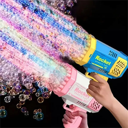 40 Hole Rocket Launcher Handheld Portable Electric Automatic Bubble