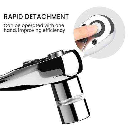 AIRAJ 12PCS Ratchet Socket Wrench Multifunctional Wrench for