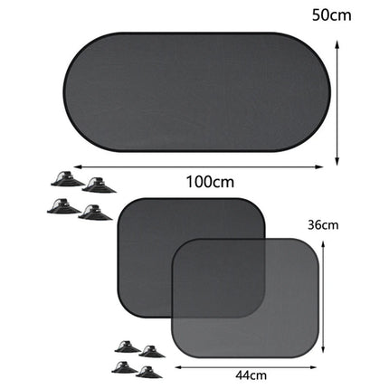 1-5Pcs Universal Car Sunshades Foldable Auto Side Window Rear