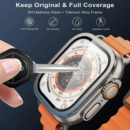 Tempered Glass for Apple Watch Ultra 2 49mm Screen Protector Metal