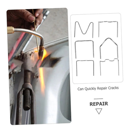 Hot Stapler Welding Kit - 100-600Pcs Precut Wave Nails for Auto