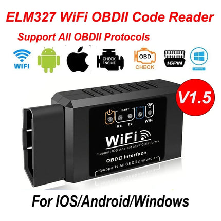 Popular ELM327 WiFi OBD2 Code Reader Scanner V1.5 Car Diagnostic Tools