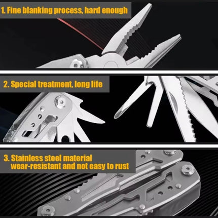 Folding Multi-tool Pocket Knife Pliers Mini Portable Fold Outdoor