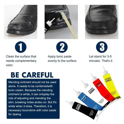 PU Leather Repair Cream for Furniture Sofa Car Seat Shoe Color