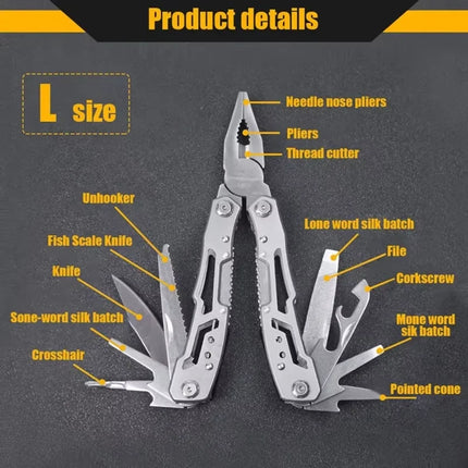Stainless Steel Multi-tool Pliers Outdoor Combination Knife Pliers