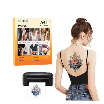 A4 Art Tattoos Paper DIY Waterproof Temporary Tattoo Skin Paper With