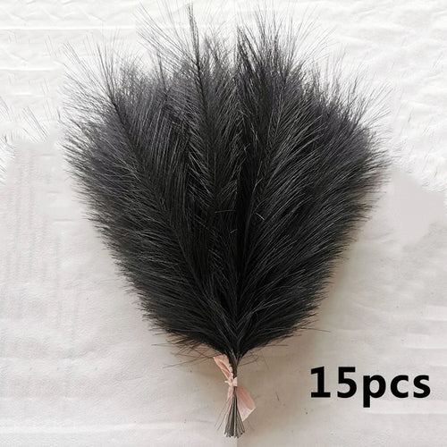 15pcs Artificial Pampas Grass Flower Bouquet For Home Wedding