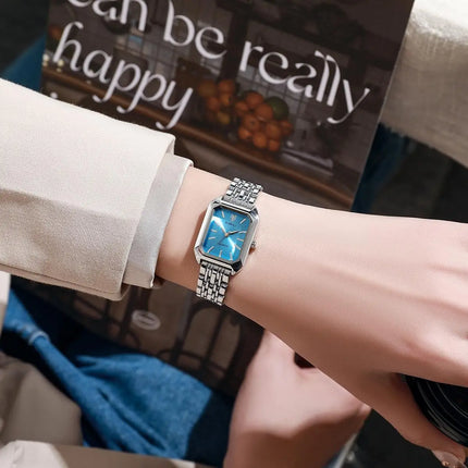 Fashionable Classic Five Bead Bracelet Watch Square Women's Fashion