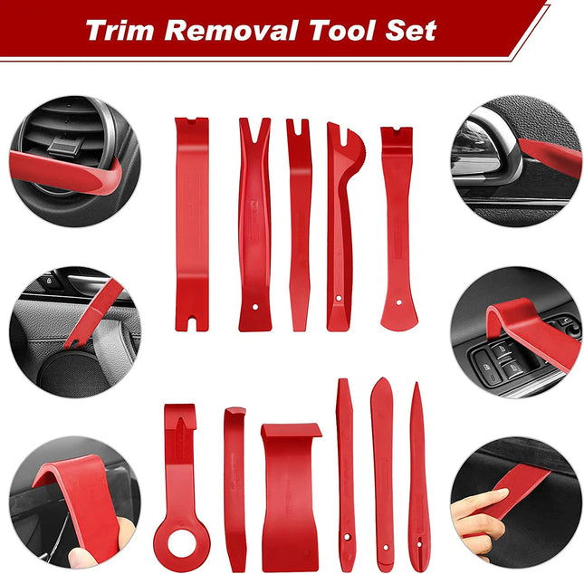 Auto Interior Disassembly Kit Car Plastic Trim Removal Tool Car Clips