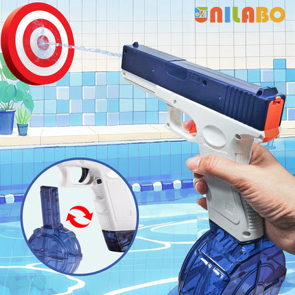 Unilabo Electric Water Gun, High-Powered Large Capacity Rechargeable,