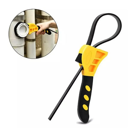 6-inch Adjustable Belt Wrench Plastic Multi-function Bottle Opener