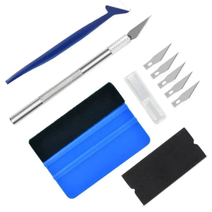 10Pcs Car Wrapping Vinyl Tool Kit Window Film Tint Tools Car Wrap