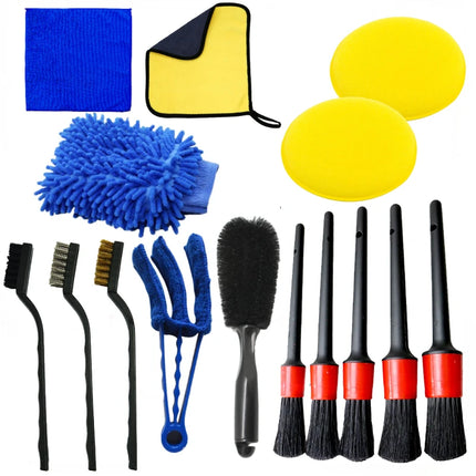 Car Detailing Brush Set The Ultimate Auto Cleaning Kit for Vents Gaps