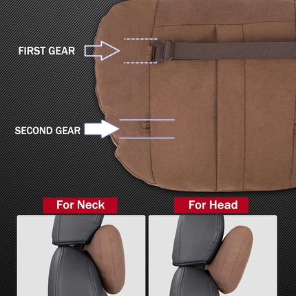 Car Neck Pillow Car Seat Headrest Pillow Auto Memory Cotton Protector