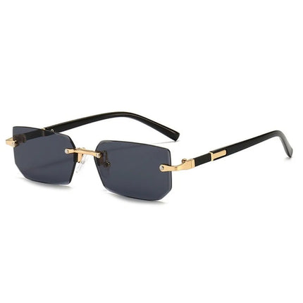 Retro Korean Sunglasses Seaside Frameless Eyeglasse Anti UV400