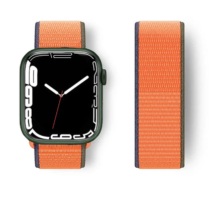 Nylon Loop For Apple Watch Band 44mm 40mm 45mm 41mm 42mm 38/45 mm