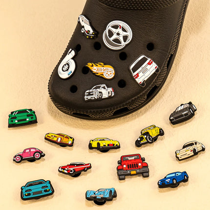 1-20pcs Car Shoe Charms Cool Vehicle Shoe Accessories Cartoon