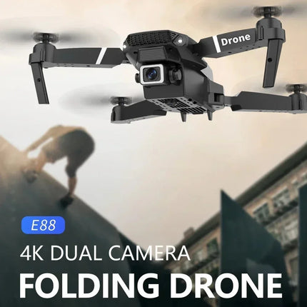 Professional 4K Wide Angle Drone E88 with HD Camera WiFi FPV Height