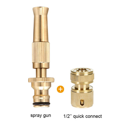 SCIMAKER Spray Nozzle Water Gun Brass High Pressure Direct Spray