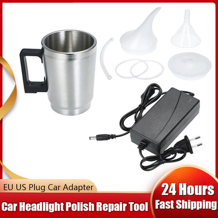 Car Headlight Polish Repair Tool Heating Atomization Cup Headlamp