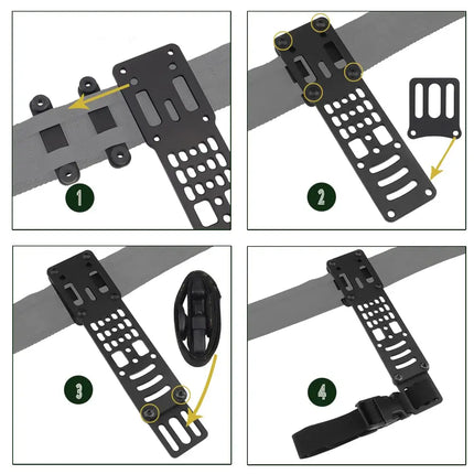 Drop Leg Carry Platform Metal Modular Adjustable Tactical Pistol
