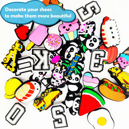 Lot of  20/30/50/100/200Pcs Random Shoe Charms for Sandals,Shoe DIY