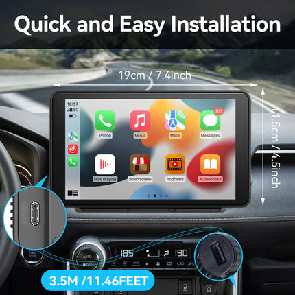 10.26inch Carplay MP5 Player Portable BT Touch Srceen Wireless Carplay
