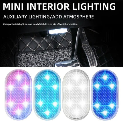 Car Interior Dome Light Finger Touch Sensor Mini LED Reading Lamp Car