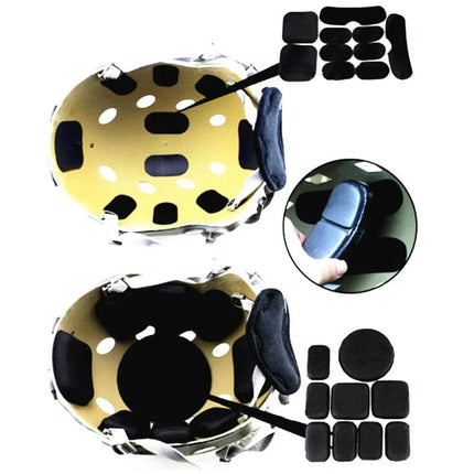 Universal Airsoft 19pcs Helmet Pads, Helmet Replacement Foam Padding