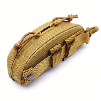 Tactical MOLLE Eyeglass Case Hunting Shockproof Protective Goggles Box