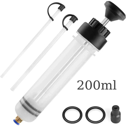 Manual automotive engine oil pump, syringe type, suitable for