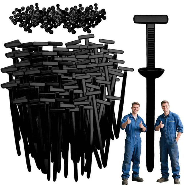 Universal Nylon Cable Tie Buckle Auto Fastener Screw Replacement Clip