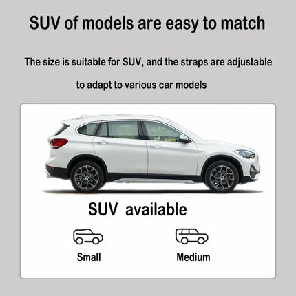 SUV Cargo Liner - Waterproof Trunk Seat Cover for Back Cargo Area,