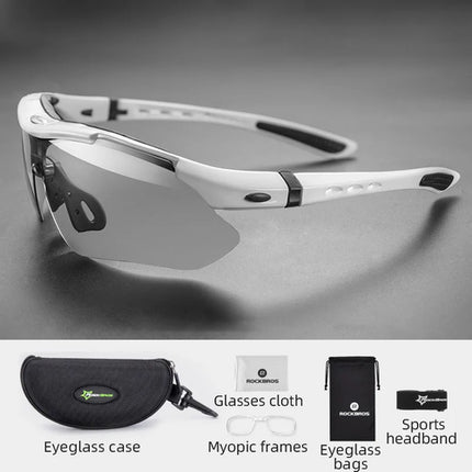ROCKBROS Photochromic Cycling Glasses Bicycle Outdoor Sports