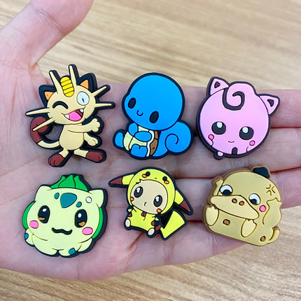 VC Decoration Buckle DinMINISO Pokemon Shoe Charms Posaur Sandals