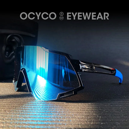 OCYCO New Rideing Oversized Steampunk Goggle Sunglasses Men Punk Sun