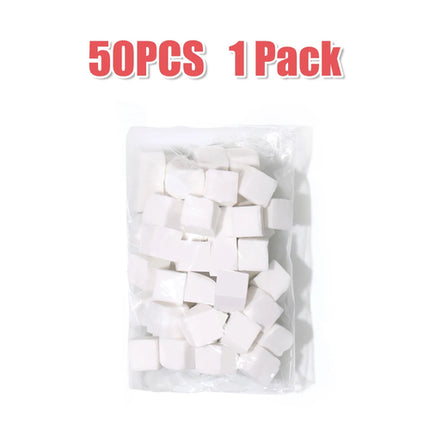LINMANDA 50Pcs Soft Nail Sponges for Nail Art Sponges With Grabbing